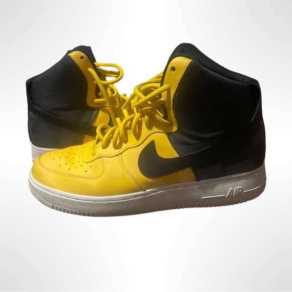 Size 9 -‎ Nike Air Force 1 \'07 High Yellow Ochre Yellow And Black main image 4